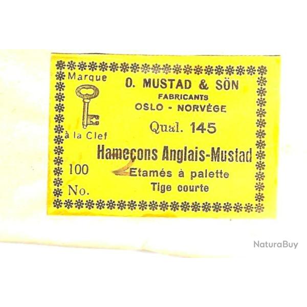 Hame�ons lam�s � palette tige courte  Anglais-Mustad par 100