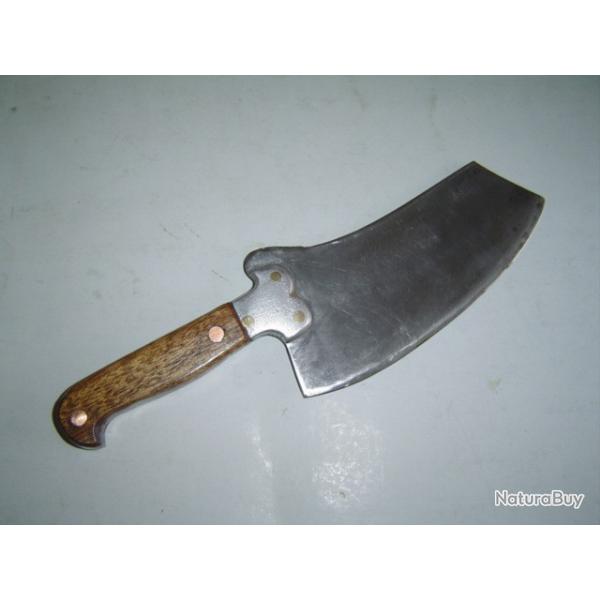 Fendoir - Hachoir - couperet tr�s ancien super etat  � forme exceptionnelle