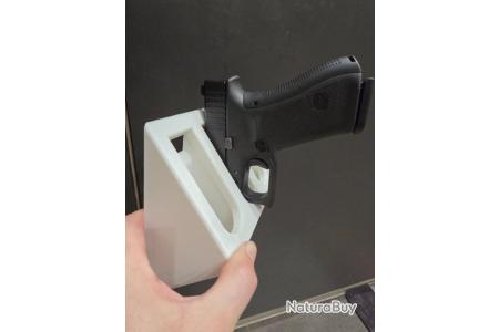 Support Magnétique Glock Et Chargeurs – Fixation Latérale Pour Coffre-fort – Fabriqué En France