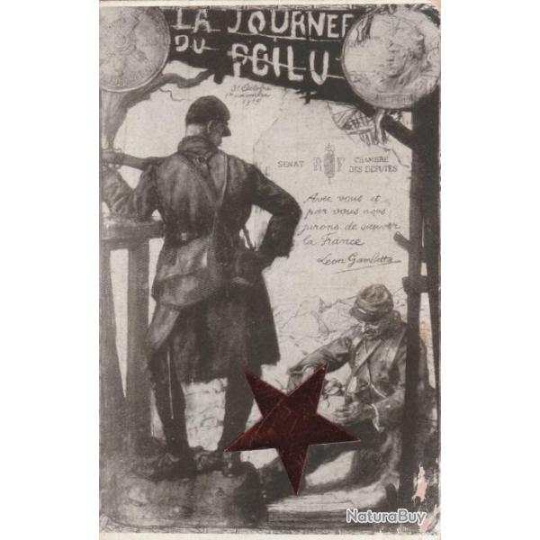 CPA - Patriotique - Journ�e du Poilu N�147