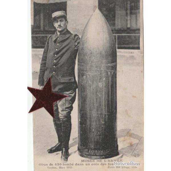 CPA -Obus tomb� dans un coin de verdun N�387