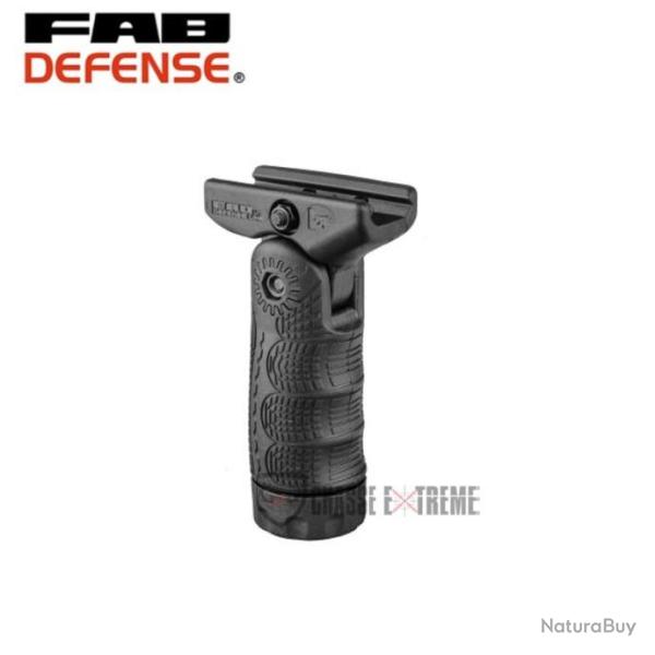 Poign�e Avant Pliante 7 Positions T-FL QR FAB DEFENSE Noir