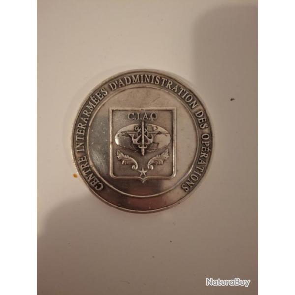 M�daille du centre Interarm�es d'administration des op�rations.