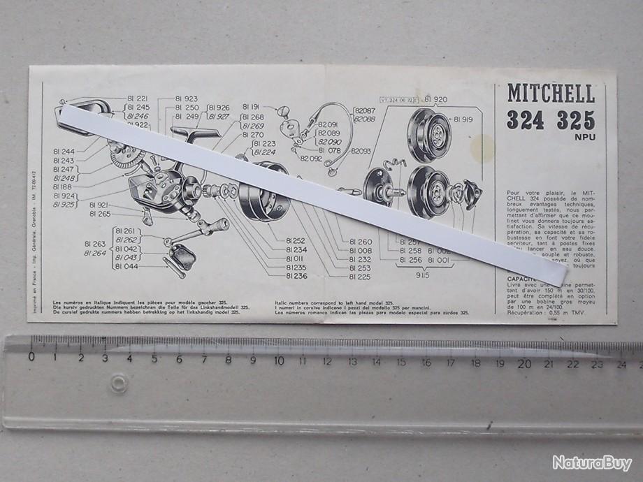 MOULINET MITCHELL 908 made in France rare bronze EUR 102,00 - FR