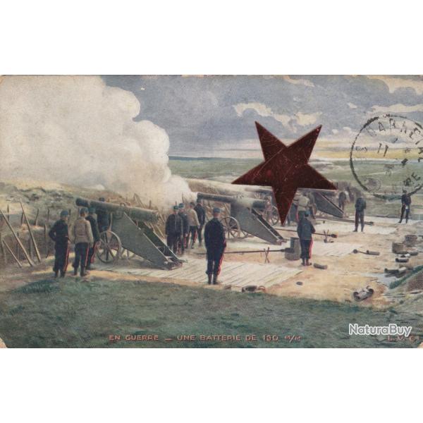 CPA - Guerre- une Batterie de 130 - N�658