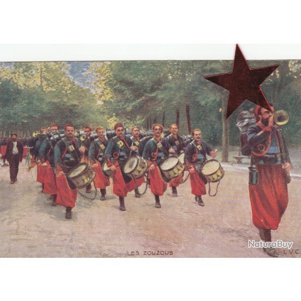 CPA - MILITARIA - Les Zouzous (d�fil� de Zouaves) - N�660
