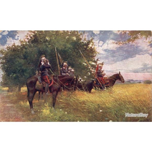 CPA - MILITARIA  14/18 LES DRAGONS- N�7335