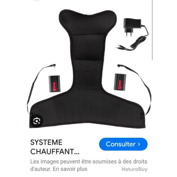 Syst�me chauffant veste stagunt