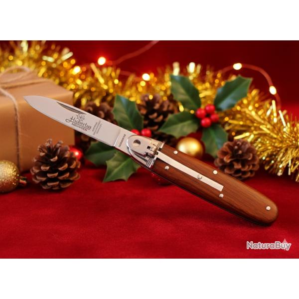 COUTEAU RARE SOLINGEN OUVERTURE AUTOMATIQUE �TAT NEUF MANCHE EN BOIS DE ROSE