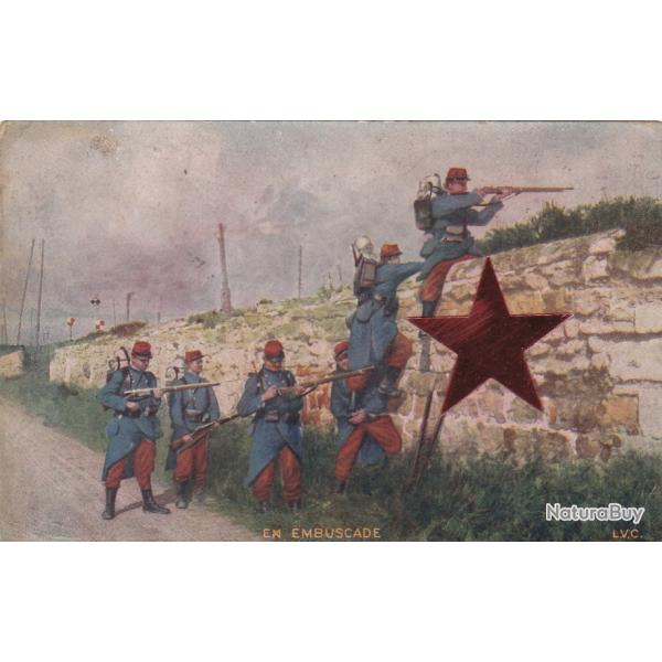 CPA - MILITAIRE En Embuscade- N�731