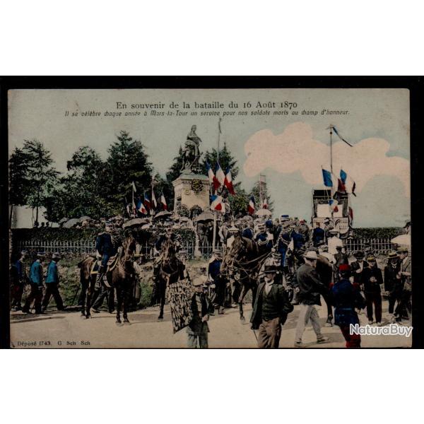 CPA - MILITAIRE - Mars la Tour - Souvenir bataille du 16 ao�t 1870- N�0022