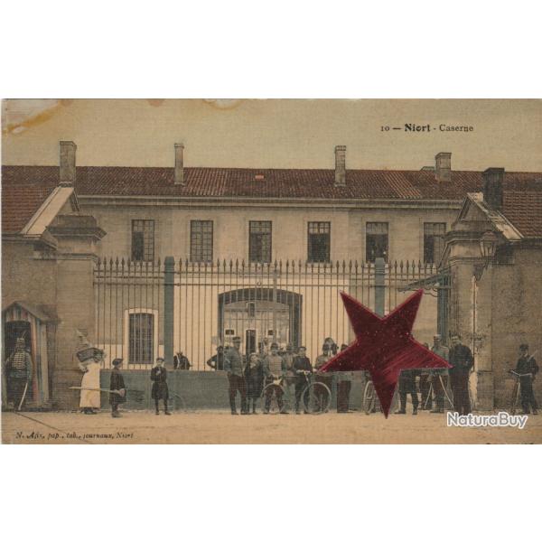 CPA -  Militaire -NIORT CASERNE- N�871