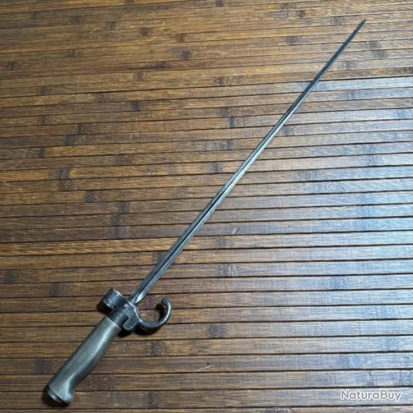 BA�ONNETTE 1886 ROSALIE 1 er type SOIE COURTE non modifi�