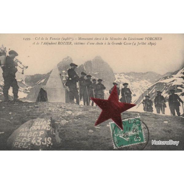 CPA - MILITARIA -REGIMENT chasseurs alpins au col de la Vanoise- N�610