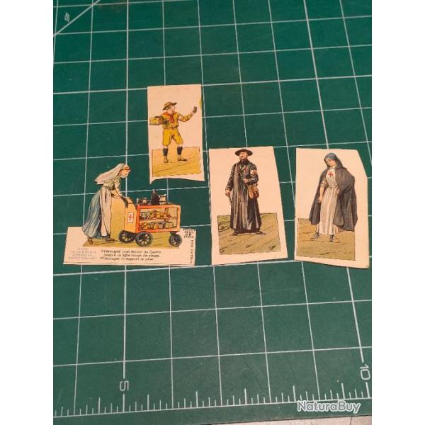 SERVICE DE SANTE FIGURINES CARTONS A DECOUPER PRO PATRIA