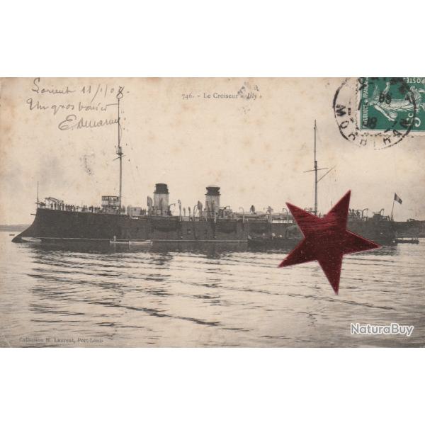 CPA - MARINE DE GUERRE -Le Croiseur Isly - N�760
