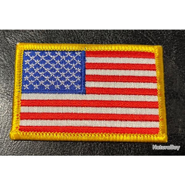 Insigne drapeau am�ricain de manche WW2