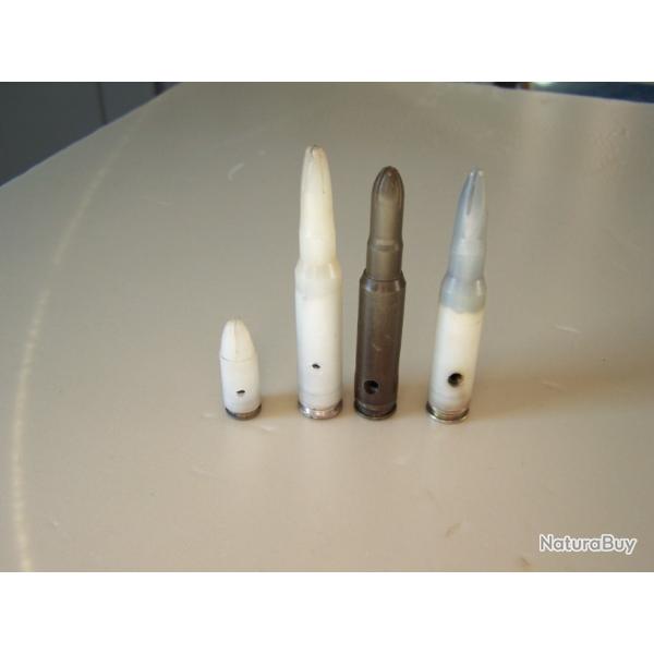 lot de 4 munitions � blanc neutralis�es