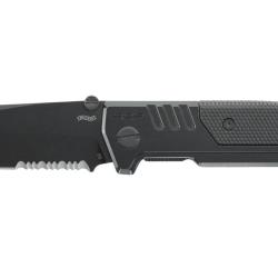 Couteau pliant walther pdp steel frame tanto black