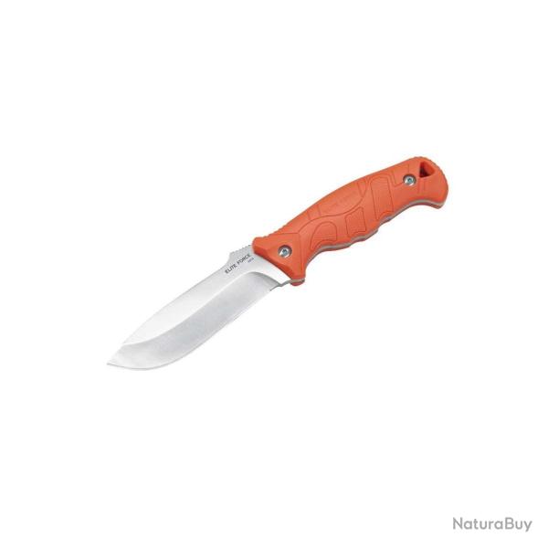 Couteau droit elite force ef710 orange
