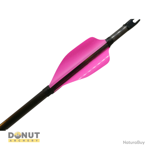 Plumes de fl�che Xs Wings 50mm Low - Rose Fluo / Droitier