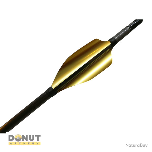 Plumes de fl�che Xs Wings 50mm Low - Or Metallique / Gaucher
