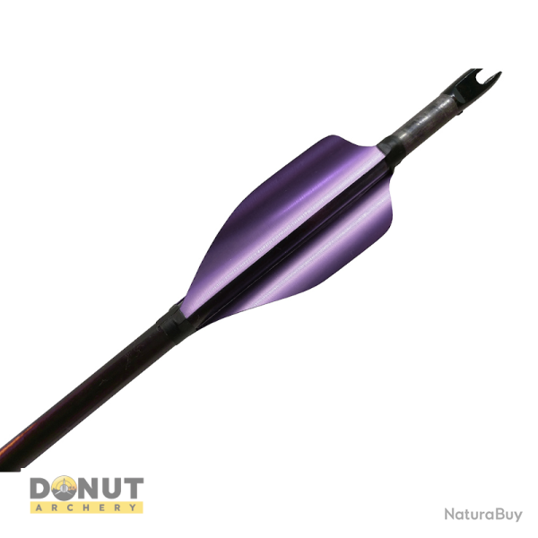 Plumes de fl�che Xs Wings 50mm Low - Violet Metallique / Droitier