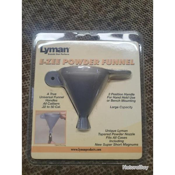 entonnoir LYMAN mod�le E-ZEE POWDER FUNNEL