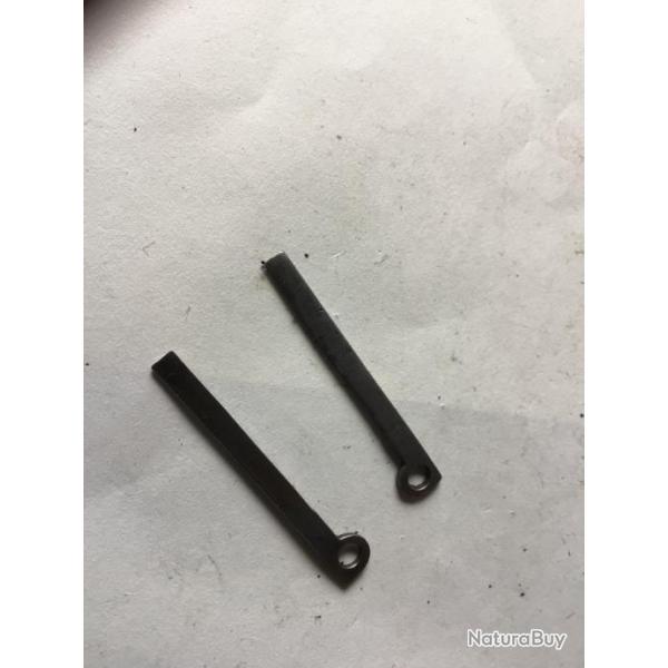 VENDU PAR LE-CUIRASSIER  N� 50  PAIRE DE RESSORT DE G�CHETTES JUXTAPOS� HAMMERLESS LONGUEUR 43,4 MM
