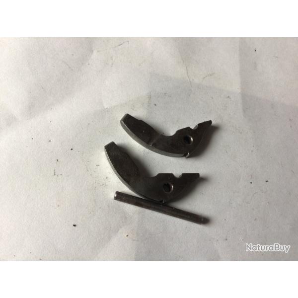 VENDU PAR LE-CUIRASSIER N� 50 PAIRE DE CHIENS+ GOUPILLE FUSIL HAMMERLESS CAL 12