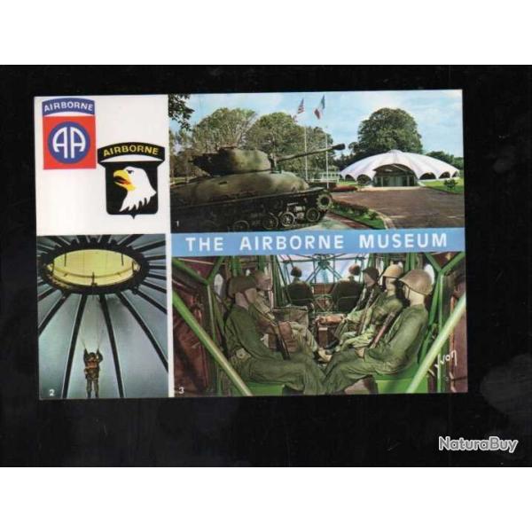 the airborne mus�um ste m�re �glise  multivues  carte postale grand format
