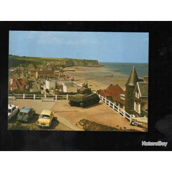 arromanches le bourg , mus�e , sherman carte postale grand format