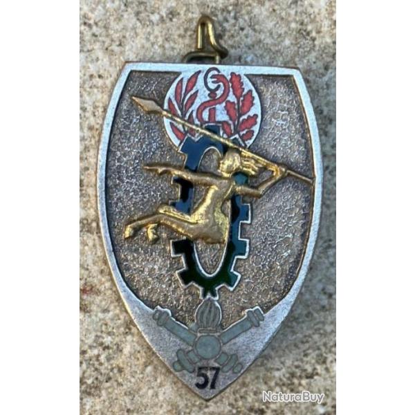 57� Groupe des Services et des Transports, �mail, dos guilloch�