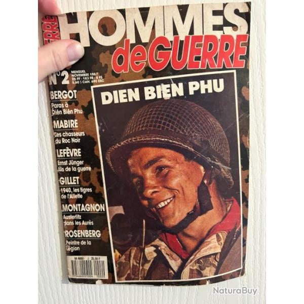 hommes de guerre n�2 Novembre  1987 Dien Bien Phu. 1940 Tigres sur l'ailette