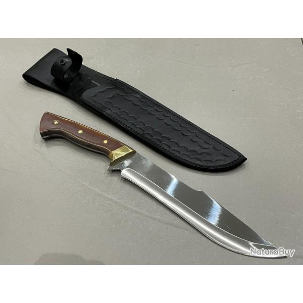 Machette de battue 45cm bois de noyer s�rie CHASSE