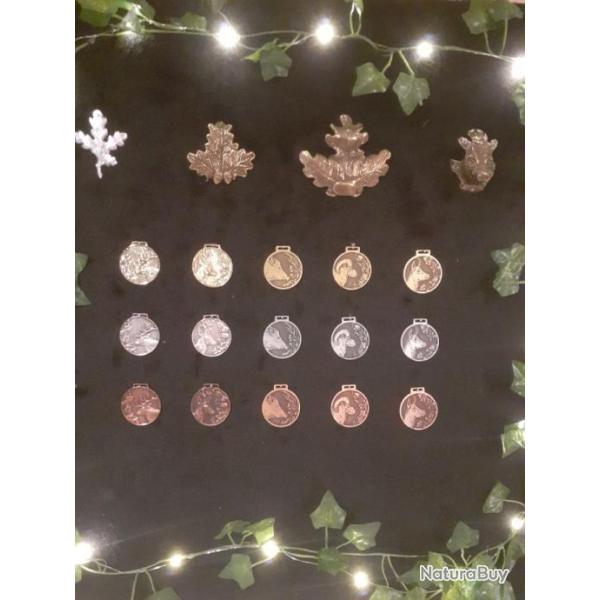 Feuille de chene bronze 6,5x6,5cms