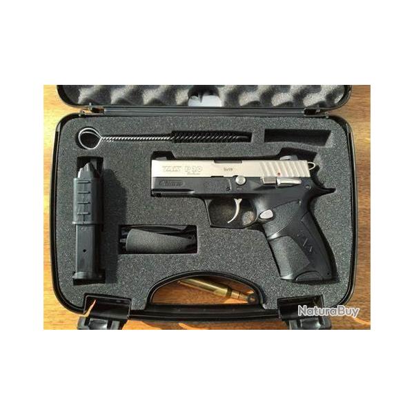 ZVS P20 EXCLUSIVE INOX/NOIR CAL. 9X19 NEUF + MALLETTE + 1 CHARGEUR SUP