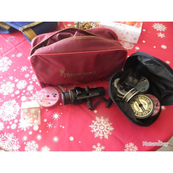 Moulinet Browning Solo en graphite 6010 et fil de p�che suppl�mentaire