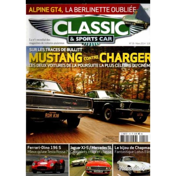 classic & sport car 197 de 2014 , mustang contre charger , rallye monte-carlo, r�tromobile, dino 196