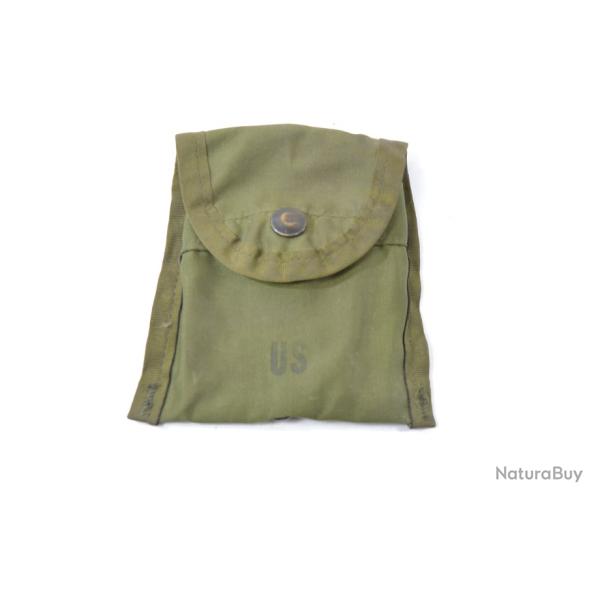 Etui pouch de boussole compas US ARMY annes 1960. Guerre du Vietnam. Surplus militaire