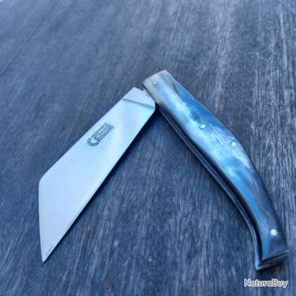 Couteau R�gional DONJON SAINT AMANS V�RITABLE CUILL�RE BROSSARD Manche en Corne