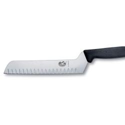 Victorinox 6.1323.21 - Couteau &agrave; fromage et beurre, lame alv&eacute;ol&eacute;e 21 cm