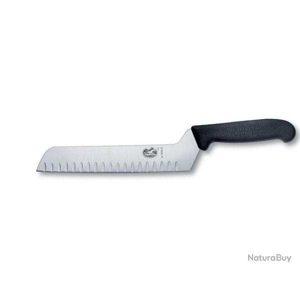 Victorinox 6.1323.21 - Couteau � fromage et beurre, lame alv�ol�e 21 cm
