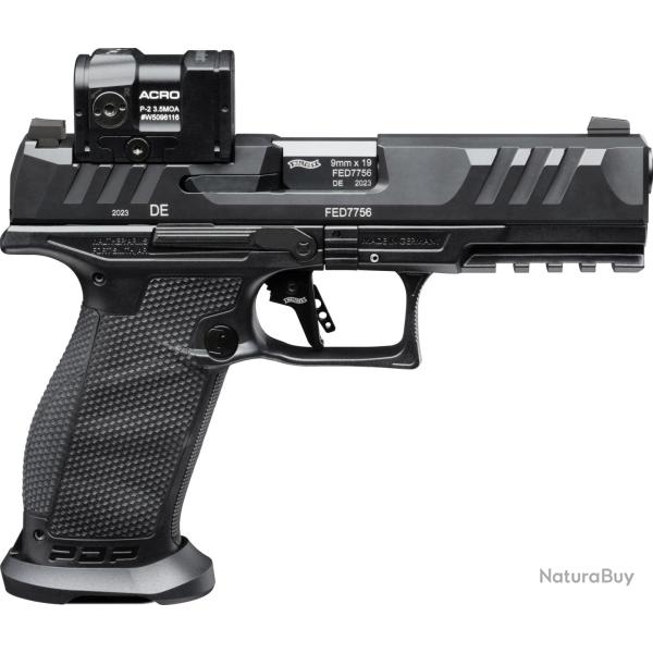 PISTOLET PDP PROFESSIONAL ACRO FULL SIZE WALTHER 4,5" CAL 9X19, 18 COUPS