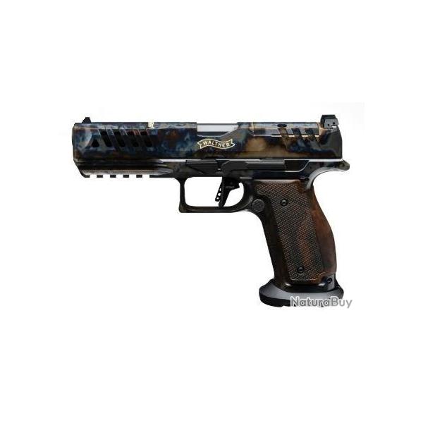PISTOLET PDP SF MATCH FULL SIZE VINTAGE WALTHER 5'' CAL 9X19, 20 COUPS