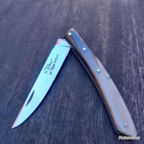 Couteau LE THIERS  par ROGER ORF�VRE Manche en Corne