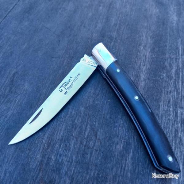 Couteau LE THIERS  par ROGER ORF�VRE Manche en Bois d �b�ne