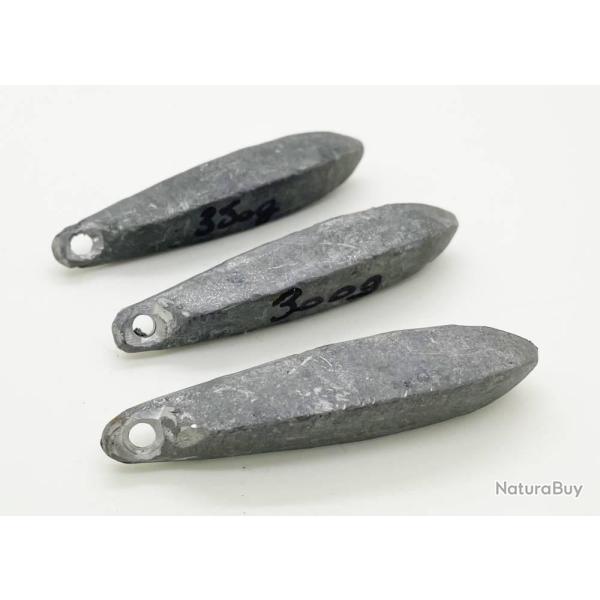 Lot de 3 plombs 300 gr � palangre p�che en mer traine