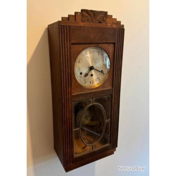 Beau carillon horloge murale d�co vintage