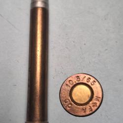 une cartouche de chasse suisse cal 10,3 x 65 R M+FA  Altdorf poudre noire demie blind&eacute;e